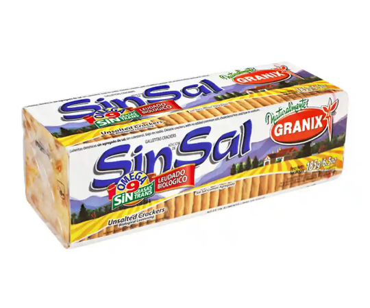 GALLETITAS SIN SAL 185G  GRANIX