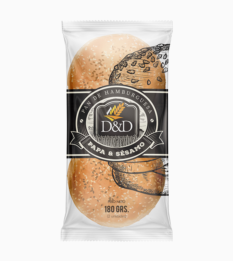 PAN DE HAMBURGUESA SESAMO