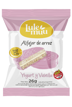 ALFAJOR ARROZ FRUTILLA  LULEMUU