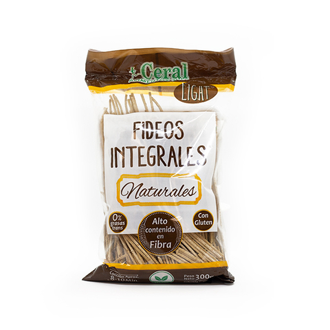 FIDEOS INTEGRALES NATURAL 300GR CERAL