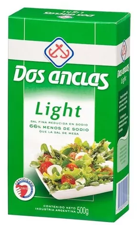 SAL FINA DOS ANCLAS LIGHT 500GRS