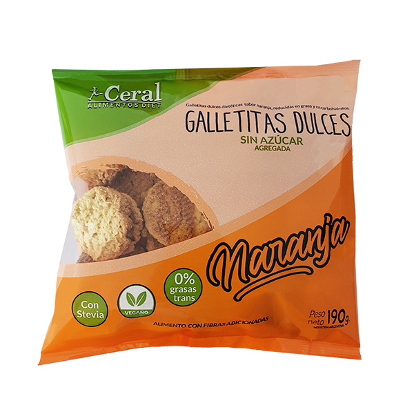 GALLETITA NARANJA  SIN AZUCAR CERAL