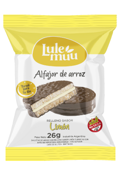 ALFAJOR ARROZ LIMON  LULEMUU
