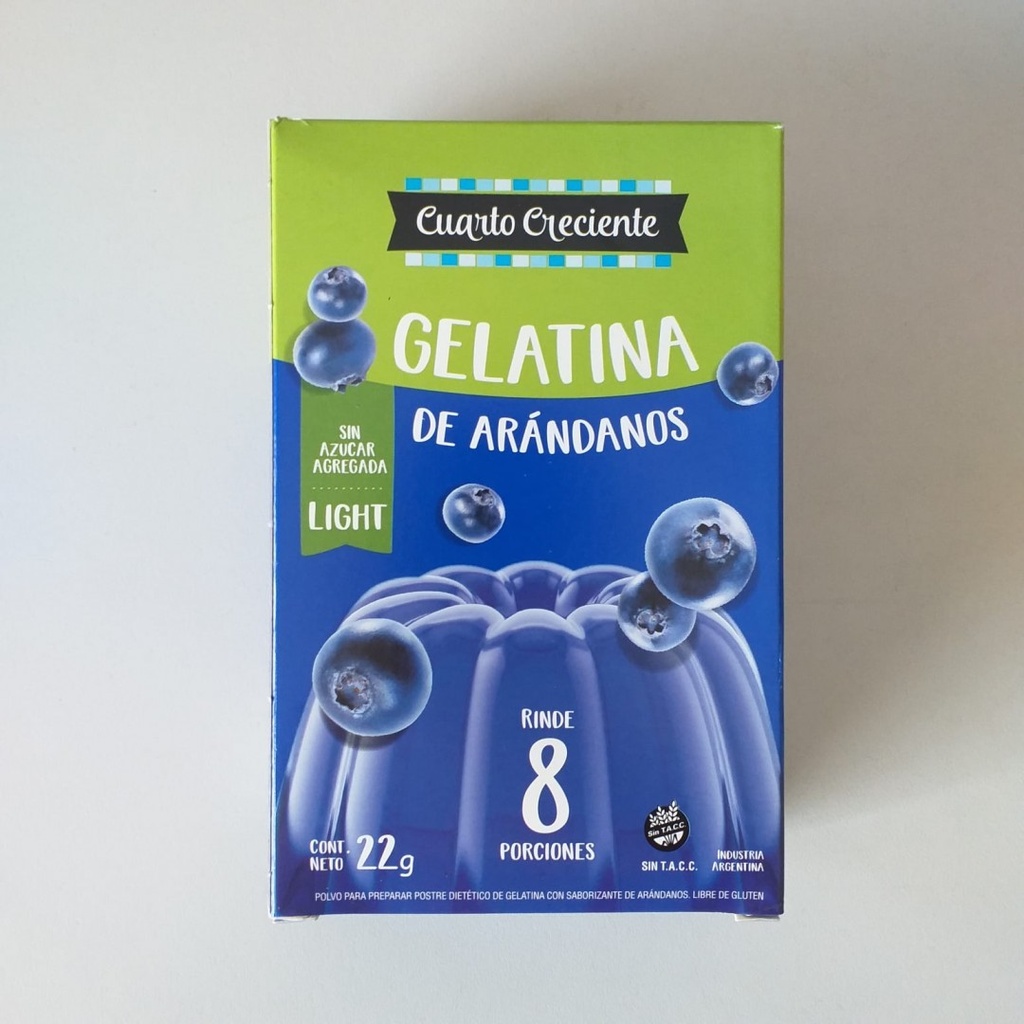 GELATINA ARANDANO CUARTO CRECIENTE 23grs