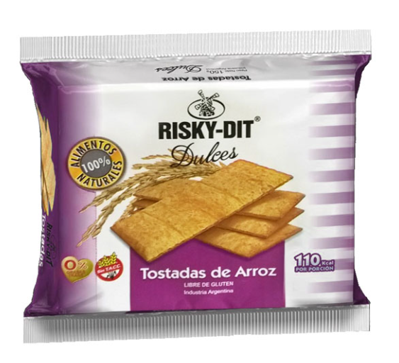 RISKY DIT TOSTADAS DE ARROZ DULCE