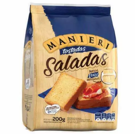 MANIERI TOSTADAS SALADAS