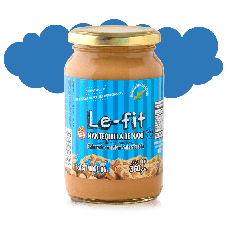 LE FIT PASTA DE MANI STEVIA