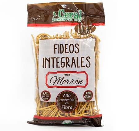 FIDEOS INTEGRALES MORRON 300GR CERAL