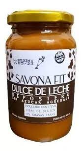 DULCE DE LECHE REPOSTERO C/STEVIA SAVONA FIT 450GR