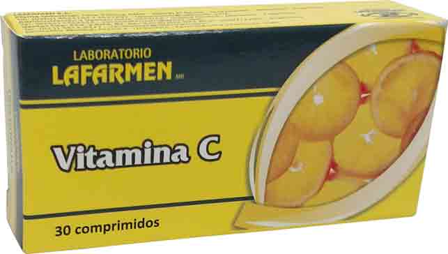 VITAMINA C 10COMP LAFARMEN