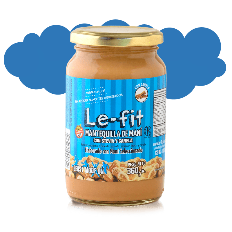 LE FIT PASTA DE MANI CANELA