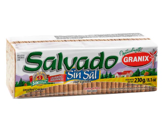 GALLETITAS CON SALVADO 240G GRANIX SIN SAL