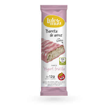 LULEMUU BARRITA DE ARROZ YOGURT FRUTILLA