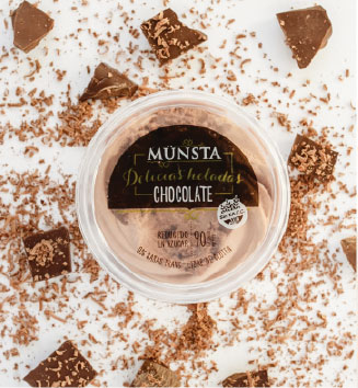 HELADO DE CHOCOLATE MUNSTA SIN TACC SIN AZUCAR 170CC