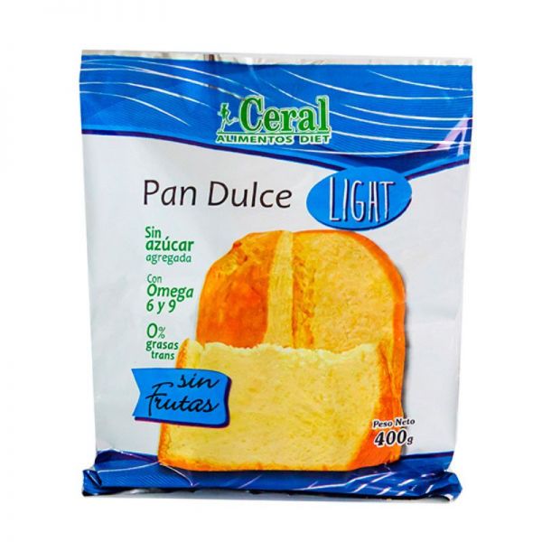 PAN DULCE SIN AZUCAR  SIN  FRUTAS  X500 GRS CERAL