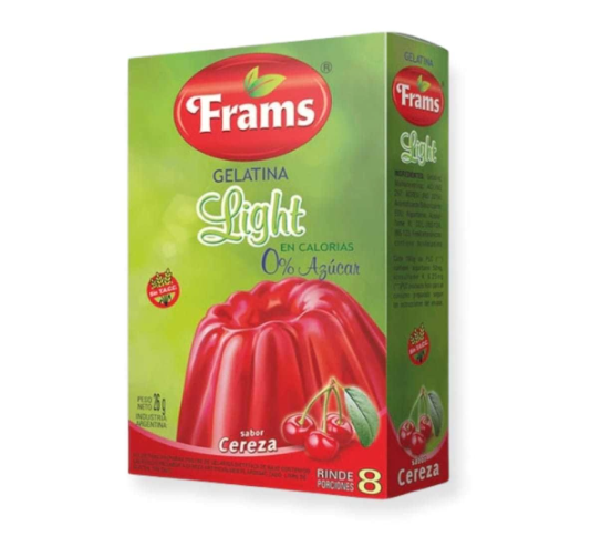 GELATINA FRAMS CEREZA SIN AZUCAR