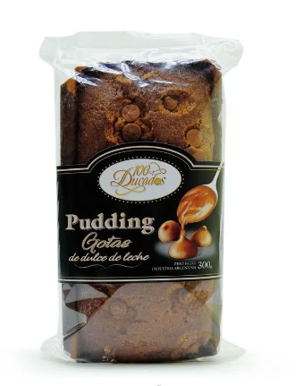 BUDIN CHIPS DE DULCE DE LECHE