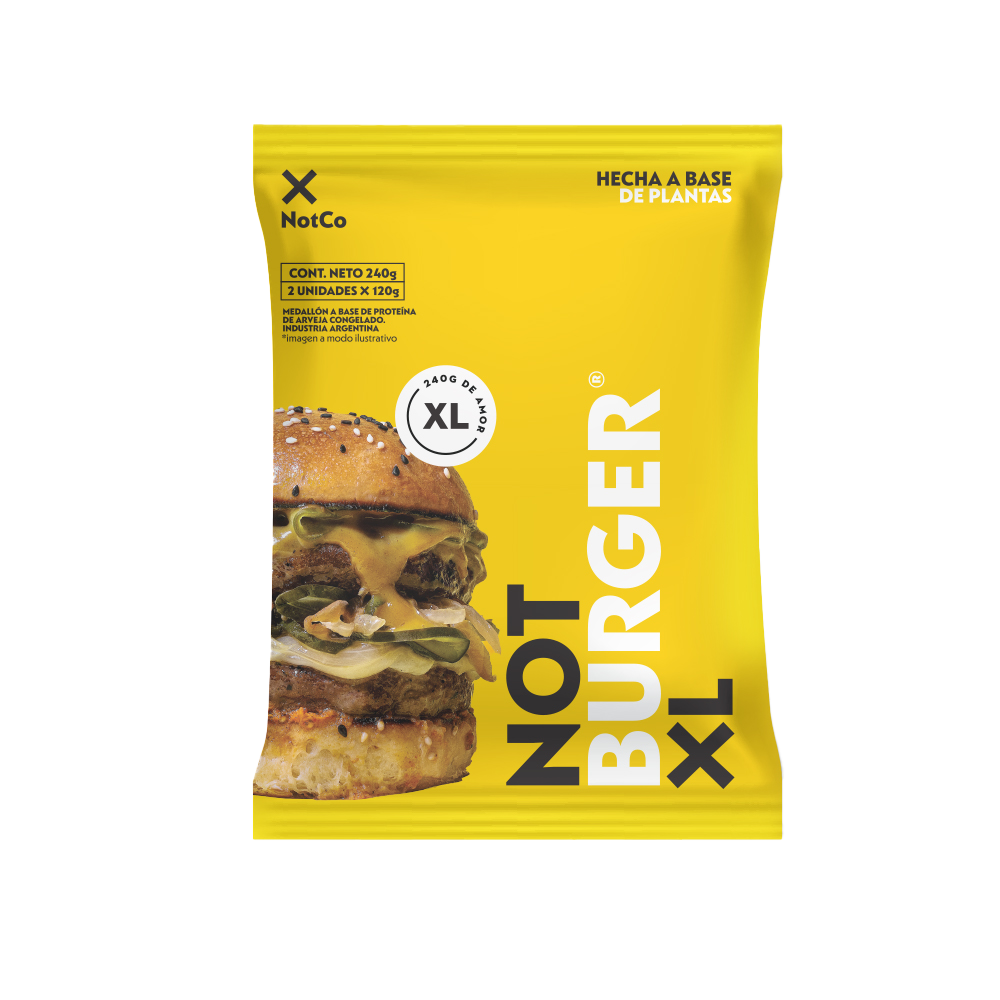 NOT CO BURGER 2 UNIDADES XL 80GRS