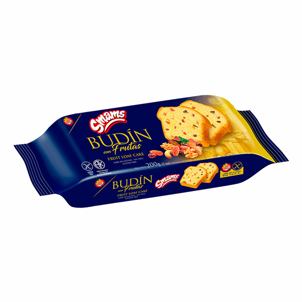 SMAMS BUDIN CON FRUTAS 250GRS