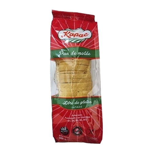 PAN REBANADO LIVIANO 600 GRS KAPAC