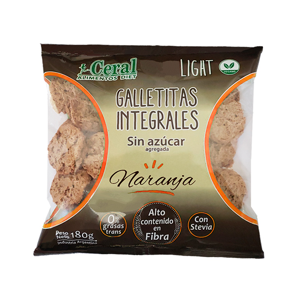 GALLETITA NARANJA SIN AZUCAR INTEGRAL CERAL