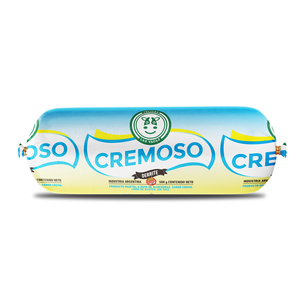 QUESO DE ALMENDRAS CREMOSO x 250 GR  FELICES LAS VACAS