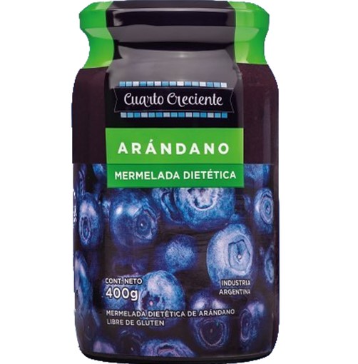MERMELADA DE ARANDANOS DIET X400GR CUARTO CRECIENTE