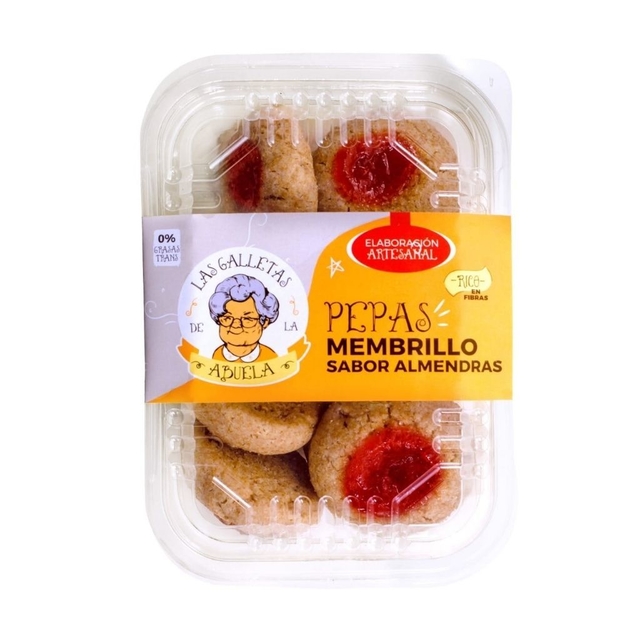 PEPAS INTEGRALES MEMBRILLO 180grs