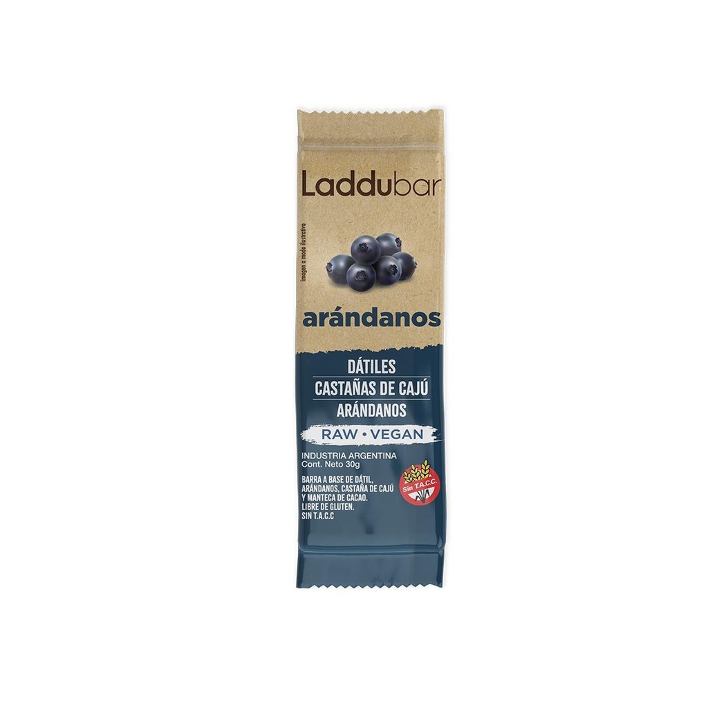 BARRITAS LADDUBAR  ARANDANOS 30 GRS