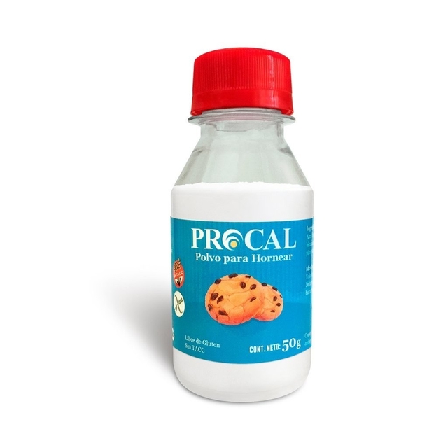 POLVO DE HORNEAR PROCAL 50 GRS SIN TACC