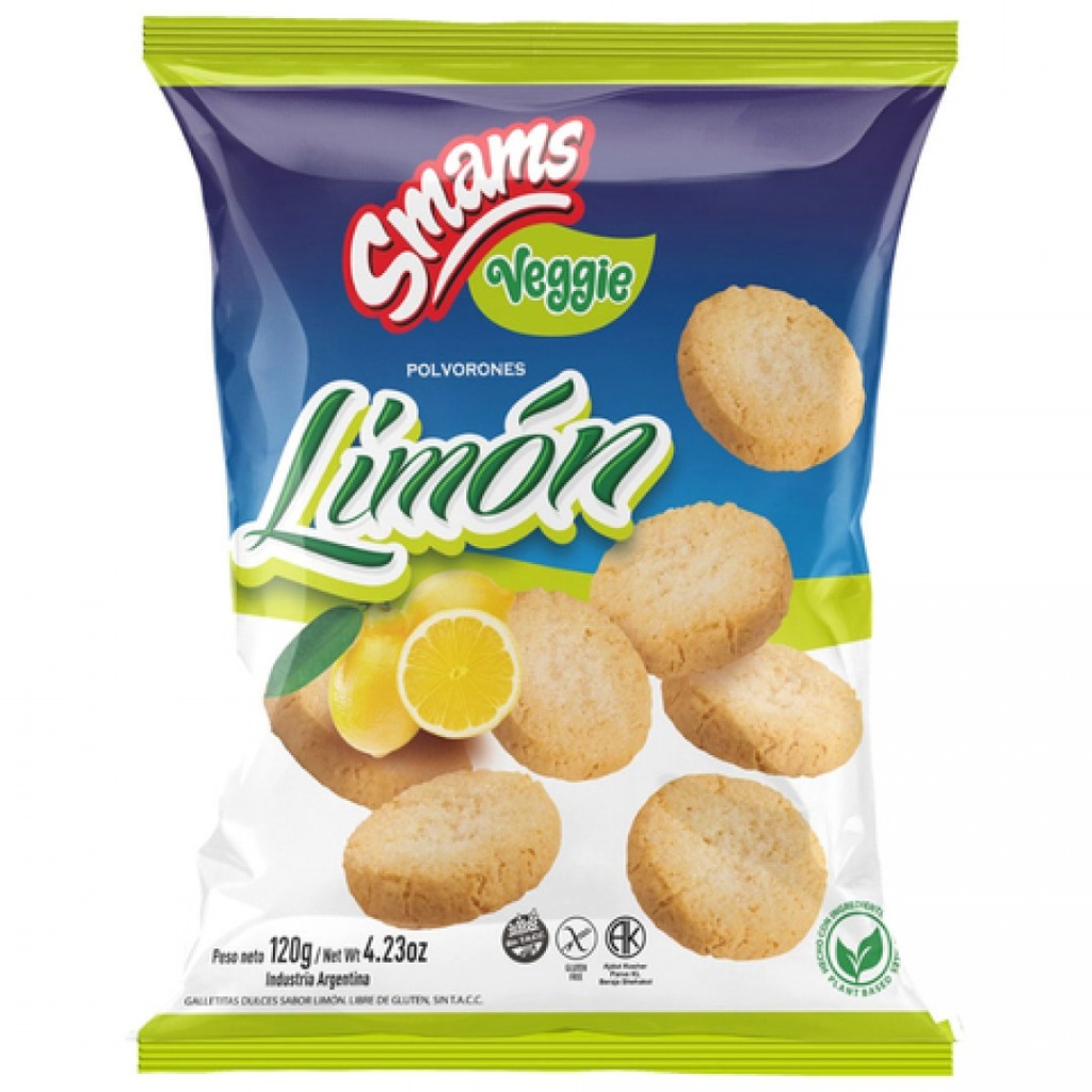 POLVORONES LIMON VEGGIE 130GRM SMAMS