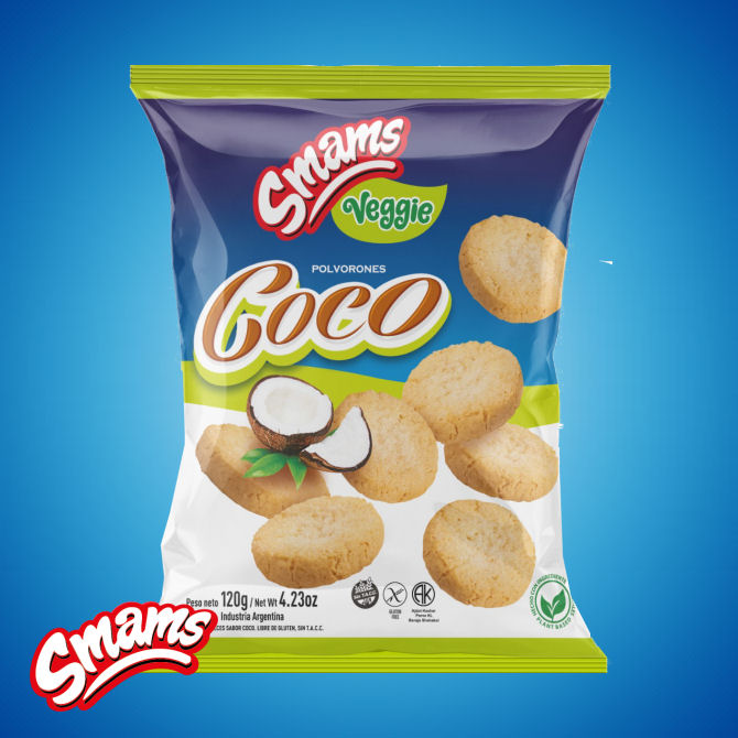 POLVORONES COCO VEGGIE 130GRM