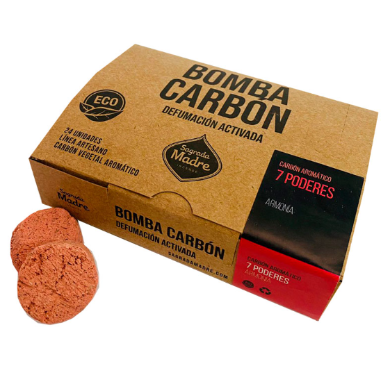 SAGRADA MADRE BOMBA DE CARBON 7 PODERES LA CAJA $1550