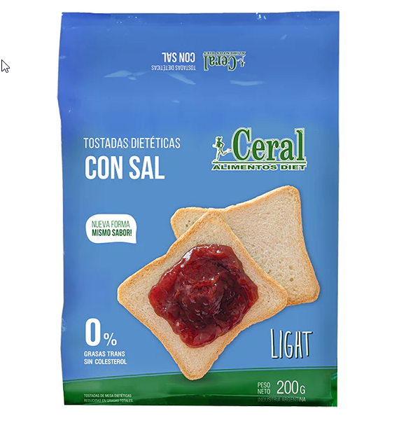 TOSTADAS DE MESA X200G CERAL X 200GRS