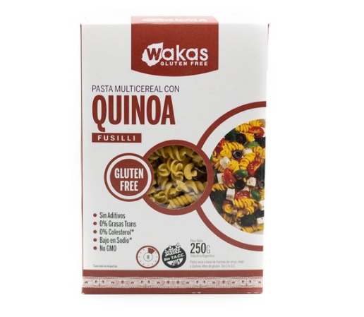 FIDEOS DE QUINOA X250GR  - WAKAS