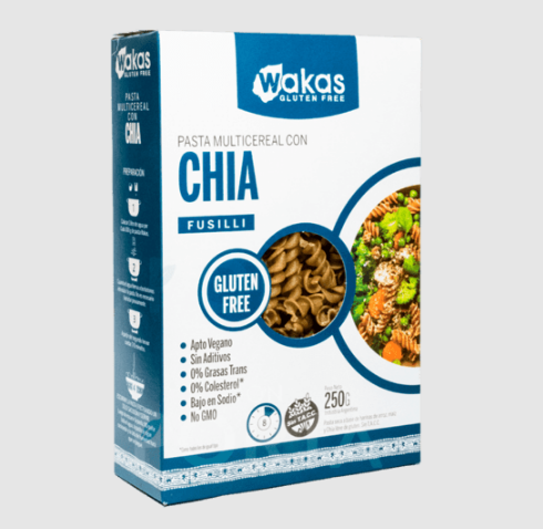FIDEOS DE CHIA X250GR  - WAKAS