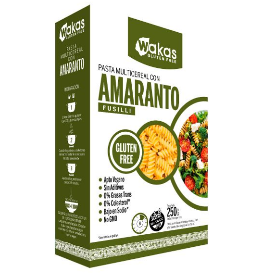 FIDEOS DE AMARANTO X250GR  - WAKAS