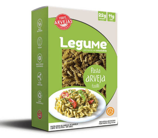 FIDEO FUSILLI ARVEJA X284G LEGUME - LEGUME