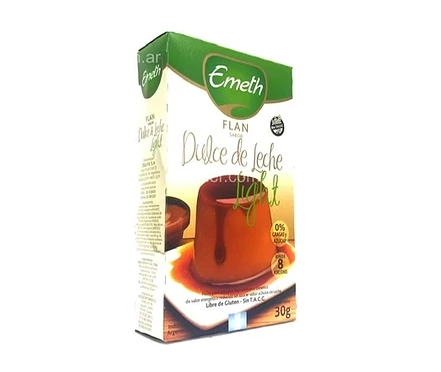 FLAN DULCE DE LECHE LIGHT X30GR EMETH