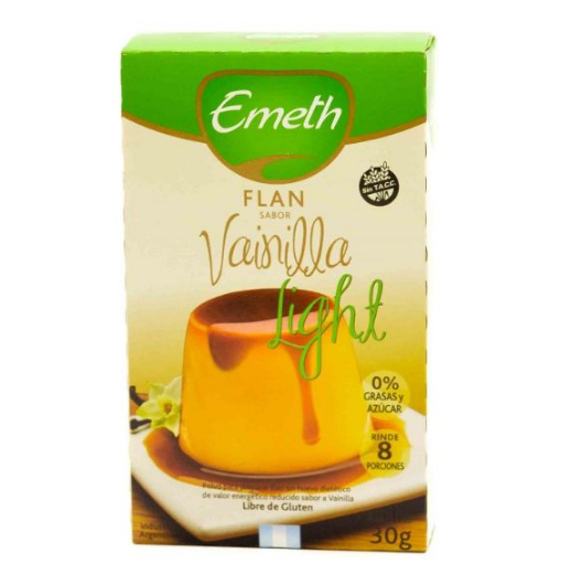 FLAN VAINILLA LIGHT X30GR EMETH