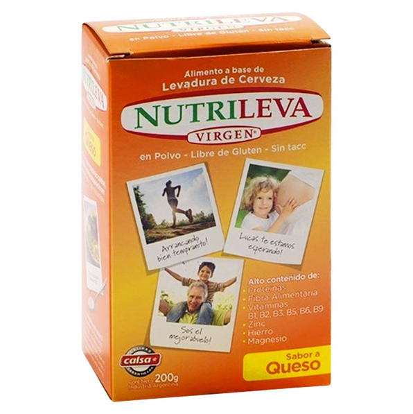 LEVADURA DE CERVEZA X 200  SABOR QUESO NUTRILEVA