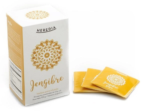 JENGIBRE X25 SAQUITOS HEREDIA