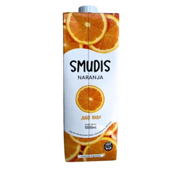 JUGO SMUDIS X1LT NARANJA