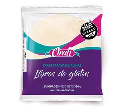 TAPAS PASCUALINA ORALI SIN TACC