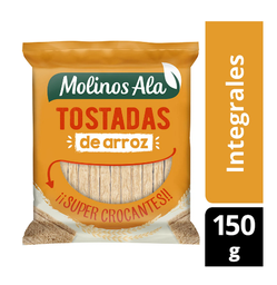 TOSTADAS DE ARROZ INTEGRALES CON SAL 150G MOLINOS ALA