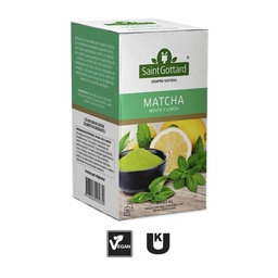 TE VERDE MATCHA MENTA Y LIMON  SAINT GOTTARD