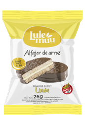 ALFAJOR ARROZ LIMON  LULEMUU