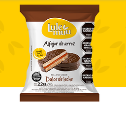 ALFAJOR ARROZ DULCE DE LECHE LULEMUU