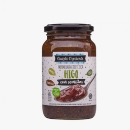 MERMELADA DE HIGO CON SEMILLAS Y STEVIA X400GR  CUARTO CRECIENTE
