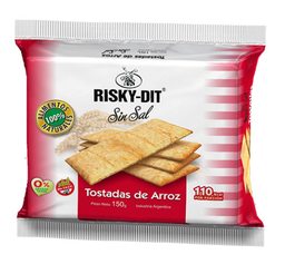 RISKY DIT TOSTADAS DE ARROZ SIN SAL